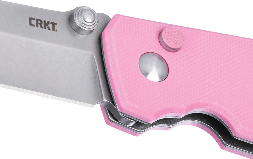 Navaja CRKT Squid Button Lock Rose 2474P - Image 5
