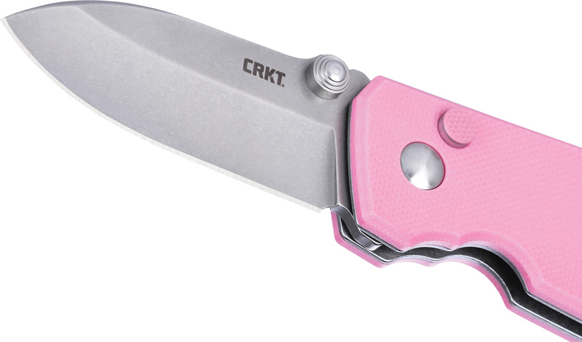 Navaja CRKT Squid Button Lock Rose 2474P - Image 7