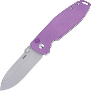 Navaja CRKT Squid Xm Button Lock Purple 2495P
