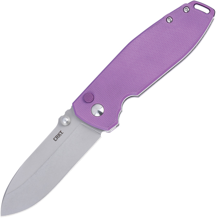 Navaja CRKT Squid Xm Button Lock Purple 2495P