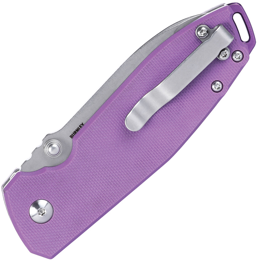 Navaja CRKT Squid Xm Button Lock Purple 2495P - Image 2