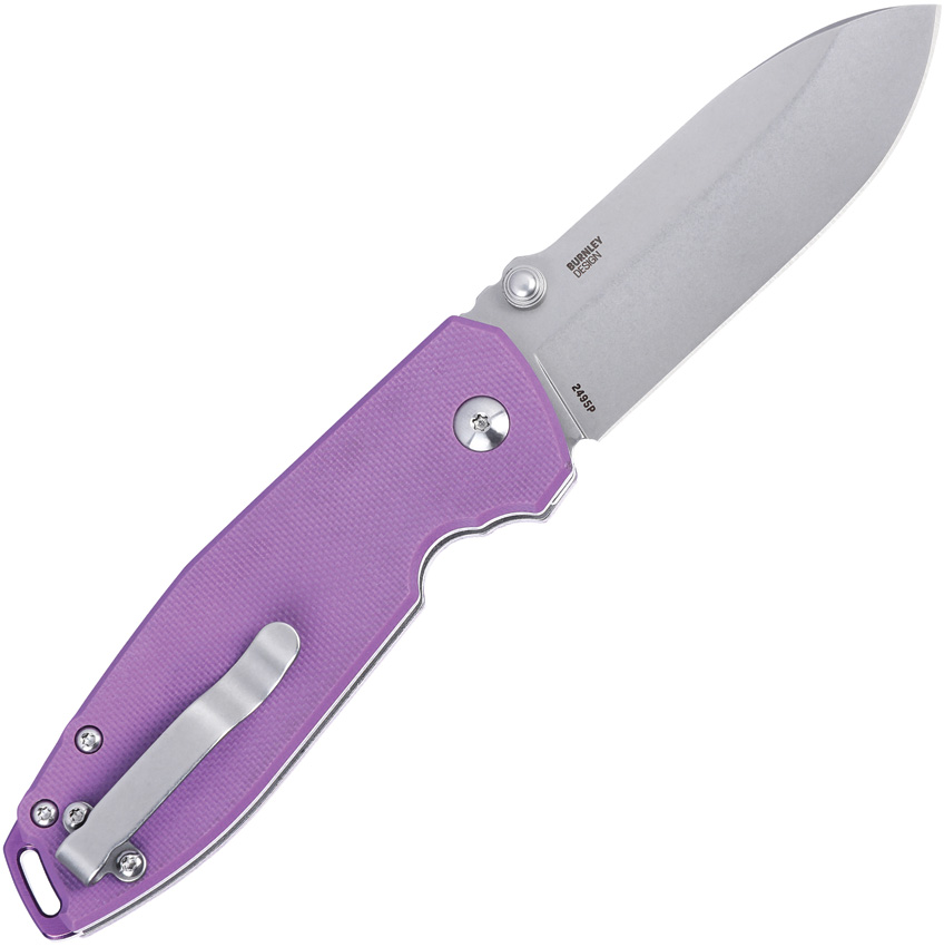 Navaja CRKT Squid Xm Button Lock Purple 2495P - Image 3