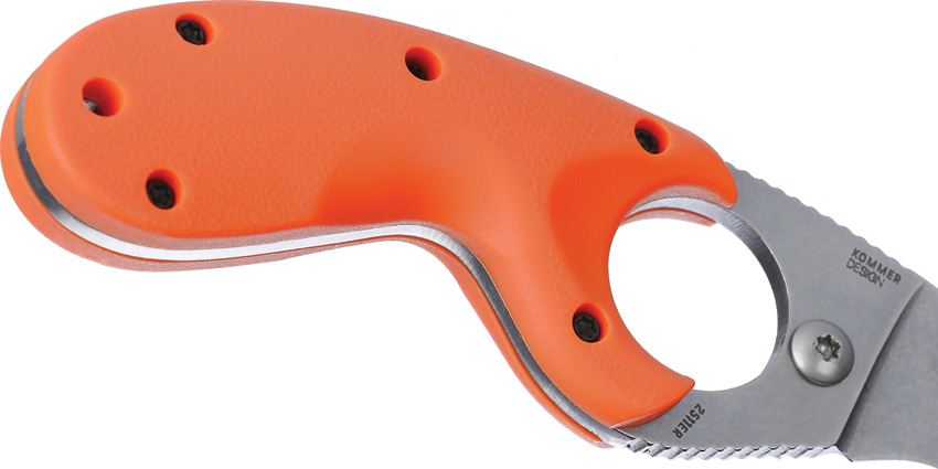 Navaja CRKT Bear Claw Fixed Blade Orange 2511Er - Image 4
