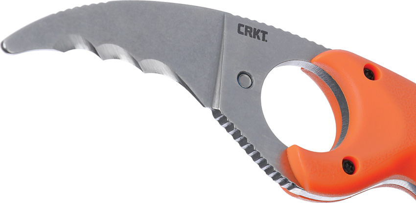 Navaja CRKT Bear Claw Fixed Blade Orange 2511Er - Image 5