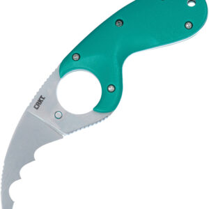 Cuchillo CRKT Bear Claw Fixed Blade Teal 2511T