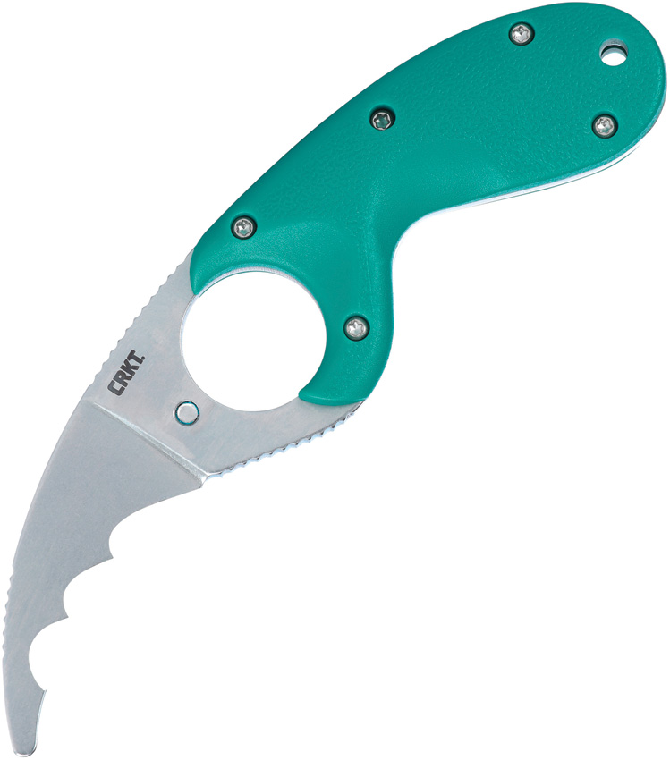Cuchillo CRKT Bear Claw Fixed Blade Teal 2511T
