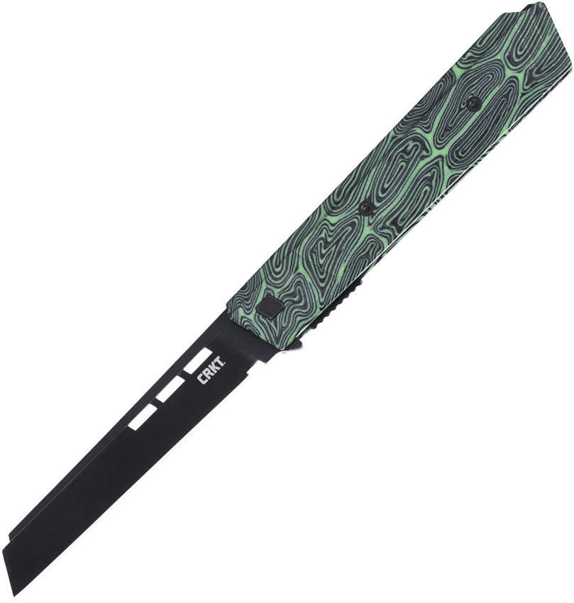 Navaja CRKT Zephyr Linerlock Green 3850G