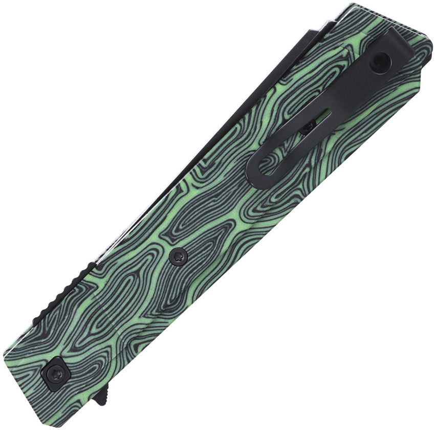 Navaja CRKT Zephyr Linerlock Green 3850G - Image 2