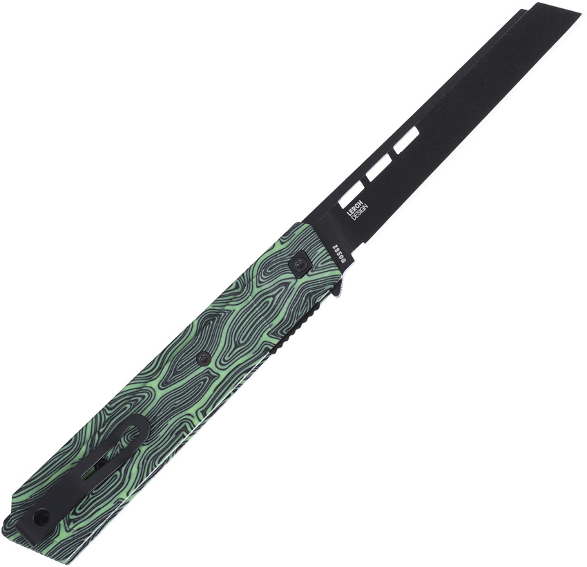 Navaja CRKT Zephyr Linerlock Green 3850G - Image 3