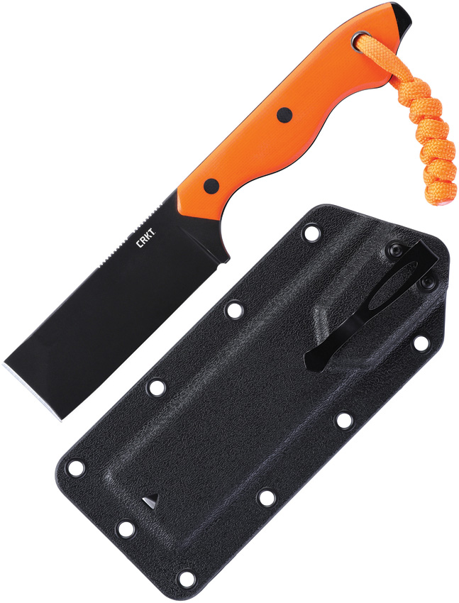 Navaja CRKT Razel Fixed Blade Orange 4037Er - Image 4