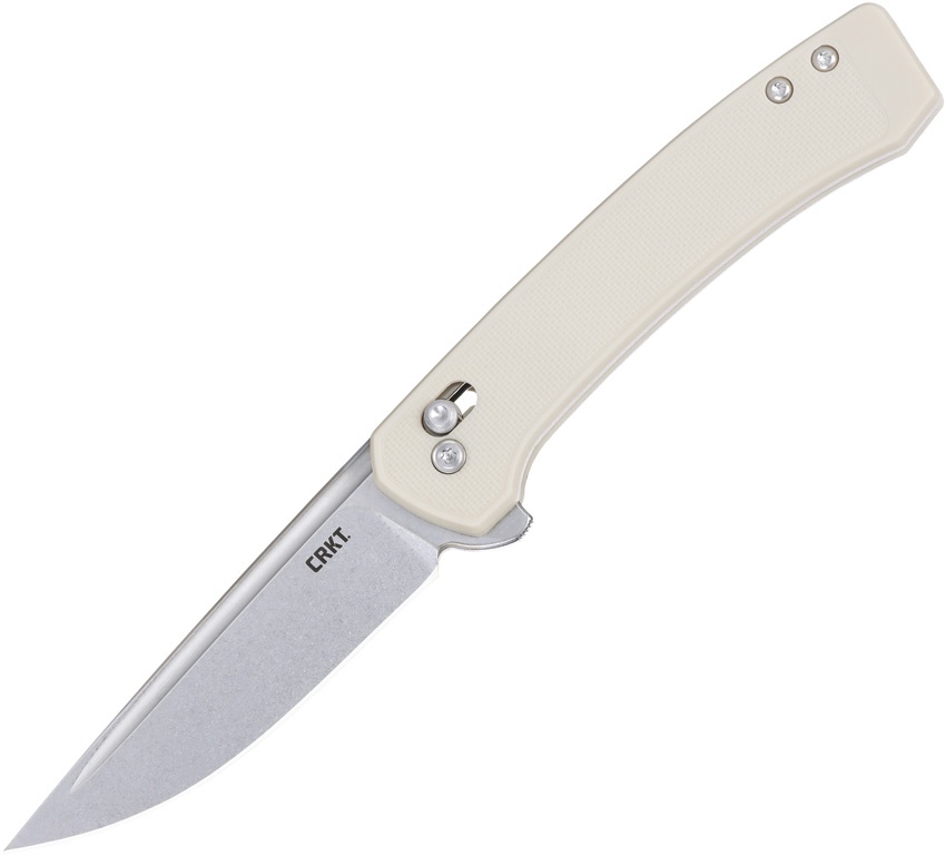 Navaja CRKT Q Compact Crossbar Lock Wht 7075S