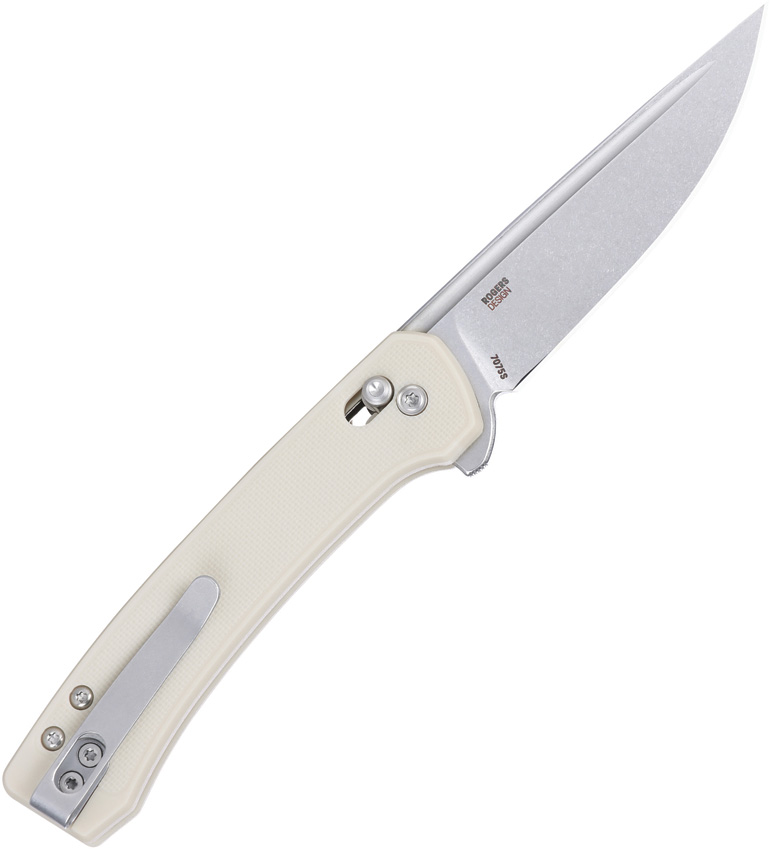 Navaja CRKT Q Compact Crossbar Lock Wht 7075S - Image 3