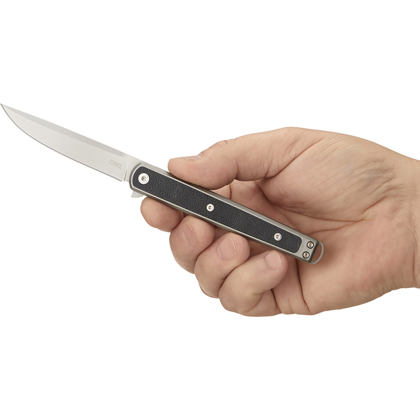 Navaja CRKT Seis Linerlock Black 7123 - Image 3