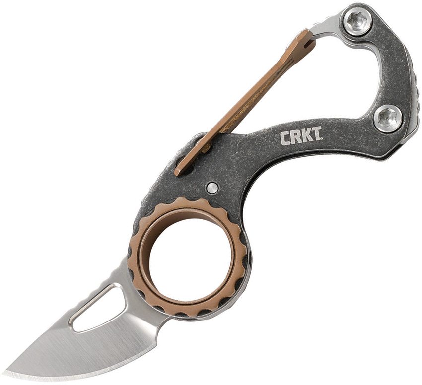 Navaja CRKT Compano Carabiner Silver 9082