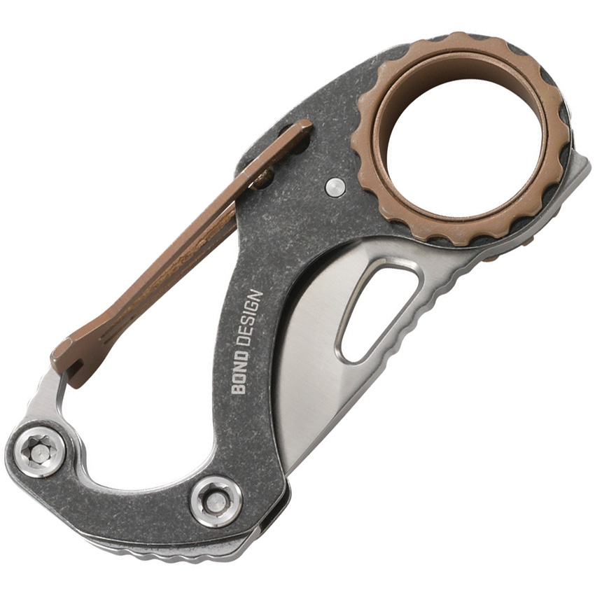 Navaja CRKT Compano Carabiner Silver 9082 - Image 2