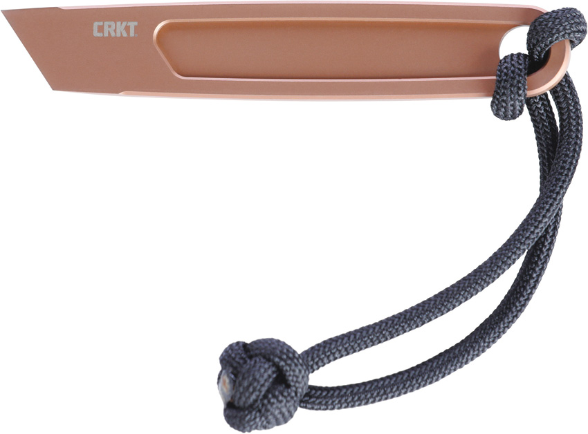 Navaja CRKT Hangpry Fixed Blade Bronze 9920B - Image 2