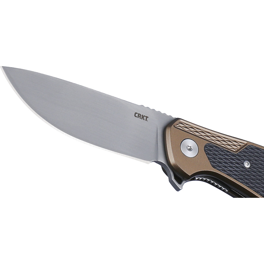 Navaja CRKT Jake Linerlock Brown K360Gxp - Image 3