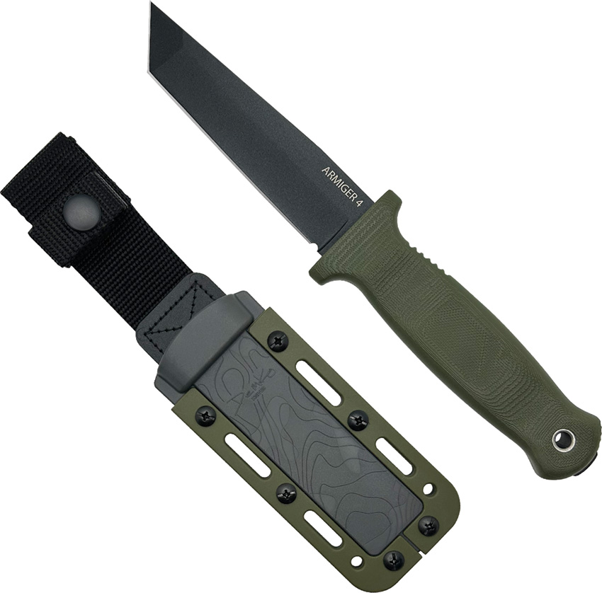 Cuchillo Demko Armiger 4 Fixed Blade Tanto Od Arm4-80Crv2-Od-Tp - Image 3