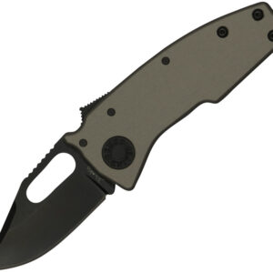 Navaja Demko Nano Shark Lock Stealth Gray Nano Stealth 20Cv Clip Grey