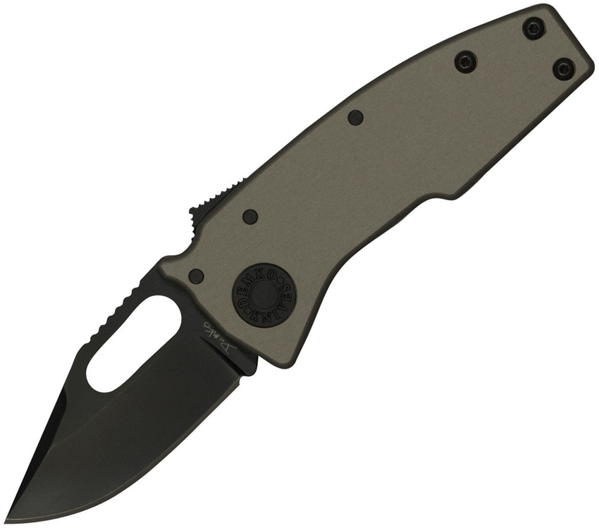 Navaja Demko Nano Shark Lock Stealth Gray Nano Stealth 20Cv Clip Grey