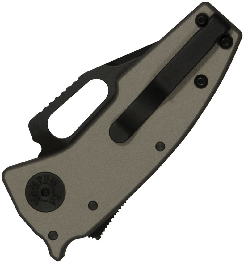 Navaja Demko Nano Shark Lock Stealth Gray Nano Stealth 20Cv Clip Grey - Image 2