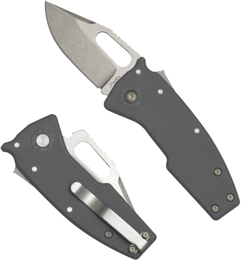 Navaja Demko Nano Shark Aus10A Clip Gry Nano 10A Clip Grey - Image 3
