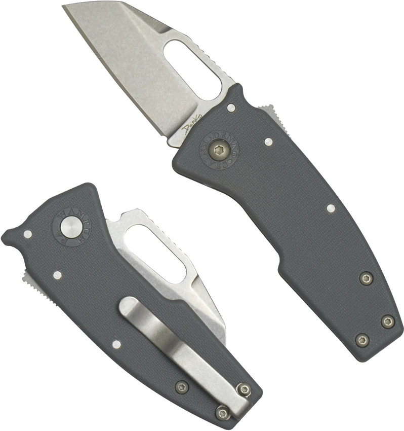Navaja Demko Nano Shark Aus10A Sf Gry Nano 10A Shark Grey - Image 3