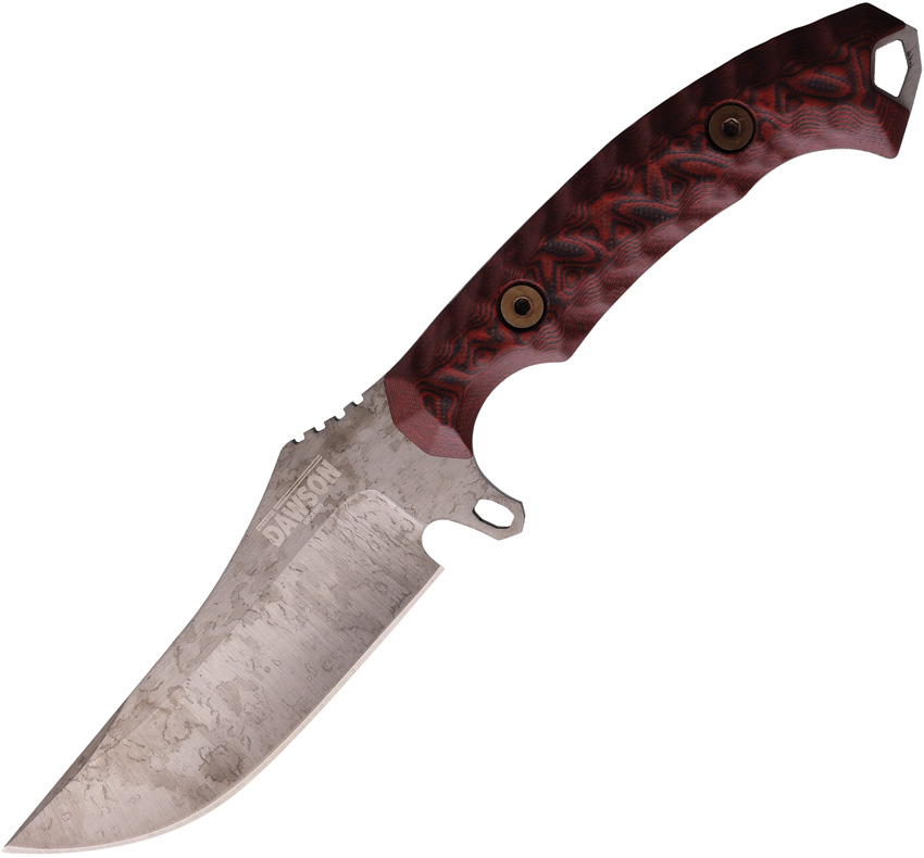 Cuchillo Dawson Knives Woodsman Fixed Blade Blk/Red 7.65464E+11