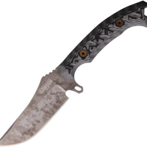 Cuchillo Dawson Knives Woodsman Fixed Blade Blk/Gry 7.65546E+11