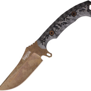 Cuchillo Dawson Knives Woodsman Fixed Blade Blk/Gry 7.65464E+11