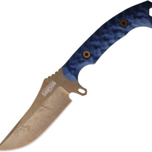Cuchillo Dawson Knives Woodsman Fixed Blade Blk/Blue 7.65454E+11