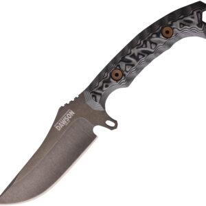Cuchillo Dawson Knives Woodsman Fixed Blade Blk/Gry 7.65464E+11