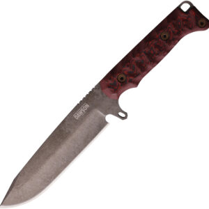 Cuchillo Dawson Knives Valor Fixed Blade Black/Red 7.65454E+11