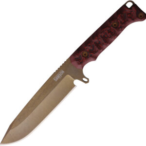 Cuchillo Dawson Knives Valor Fixed Blade Black/Red 7.65454E+11