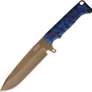 Cuchillo Dawson Knives Valor Fixed Blade Black/blue 7.65454E+11