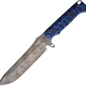 Cuchillo Dawson Knives Reaper Fixed Blade Blk/Blue 7.65464E+11
