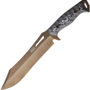 Cuchillo Dawson Knives Dominion Fixed Blade Blk/Wht 7.4226E+11