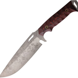 Cuchillo Dawson Knives Summit Fixed Blade Red/Blk 7.4226E+11
