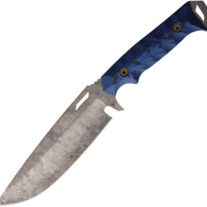 Cuchillo Dawson Knives Summit Fixed Blade Blk/Blue 7.4226E+11