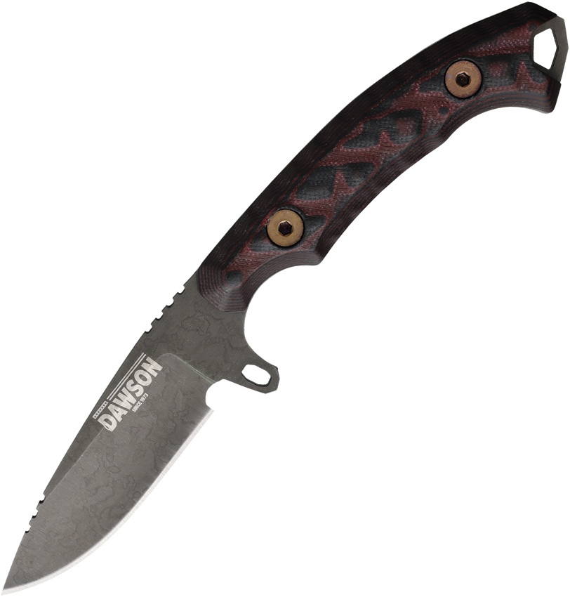 Cuchillo Dawson Knives Companion Fixed Blade Red 742259948169