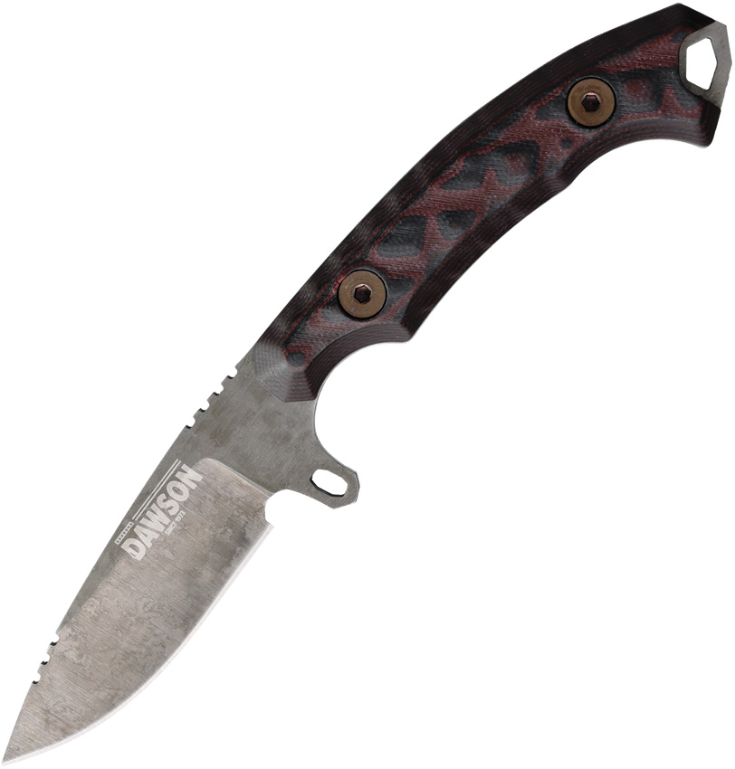Cuchillo Dawson Knives Companion Fixed Blade Red 701220948720