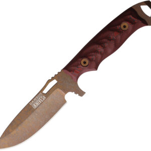 Cuchillo Dawson Knives Nomad Fixed Blade Blk/Red 7.01221E+11