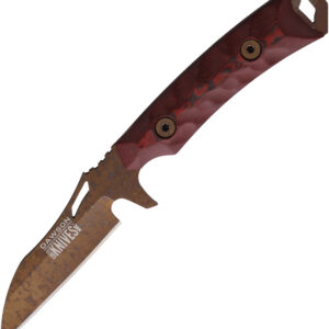Cuchillo Dawson Knives Revelation Fixed Blade Blk/Red 7.01221E+11