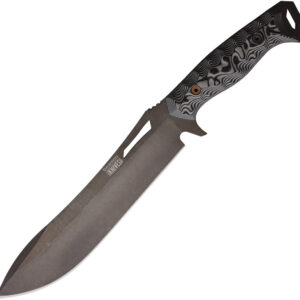 Cuchillo Dawson Knives Archangel Fixed Blade Blk/Gry 7.66163E+11
