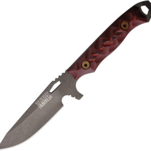 Cuchillo Dawson Knives Outcast Fixed Blade Red/Black 7.42761E+11