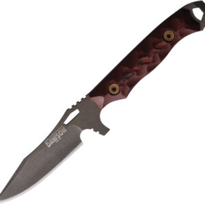Cuchillo Dawson Knives Smuggler Fixed Blade Blk/Red 7.42761E+11