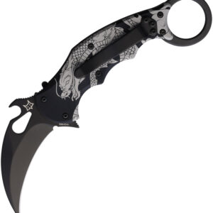 Navaja Fox Karambit Linerlock Dragon Fx 599 Alb-1