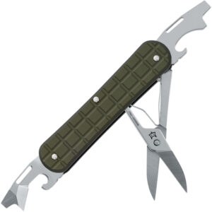 Navaja Fox Vulpis Folding Knife Green Fx-Vpgpw-130-F3-Mg