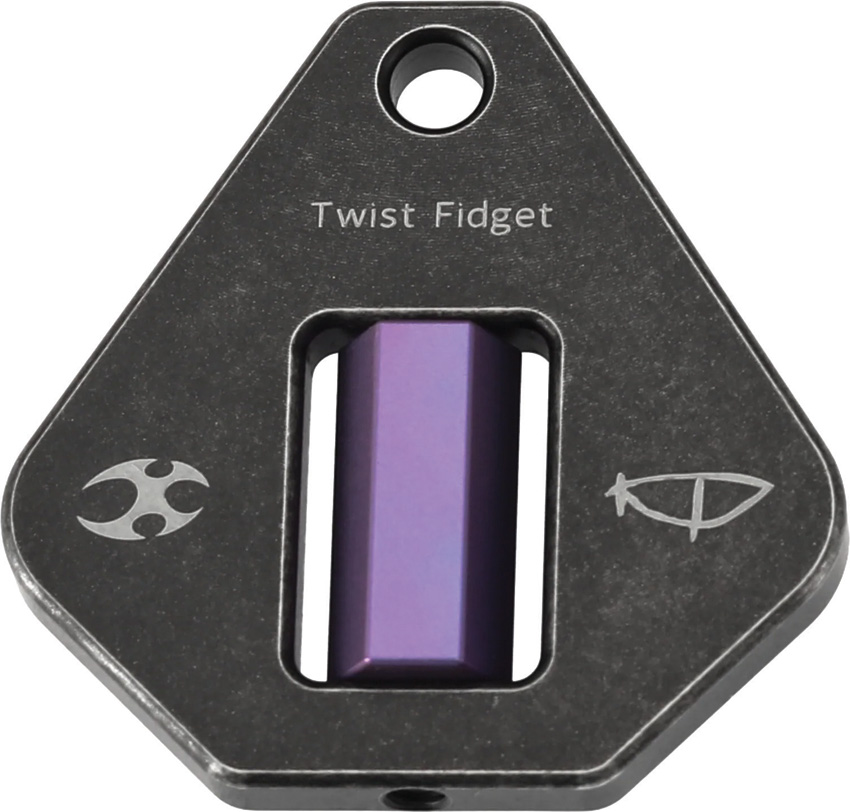 Navaja Kansept Knives Twister Fidget Spinner Blk G012A3