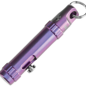 Navaja Kansept Knives Bolt Fidget Keyring Purple G013A5